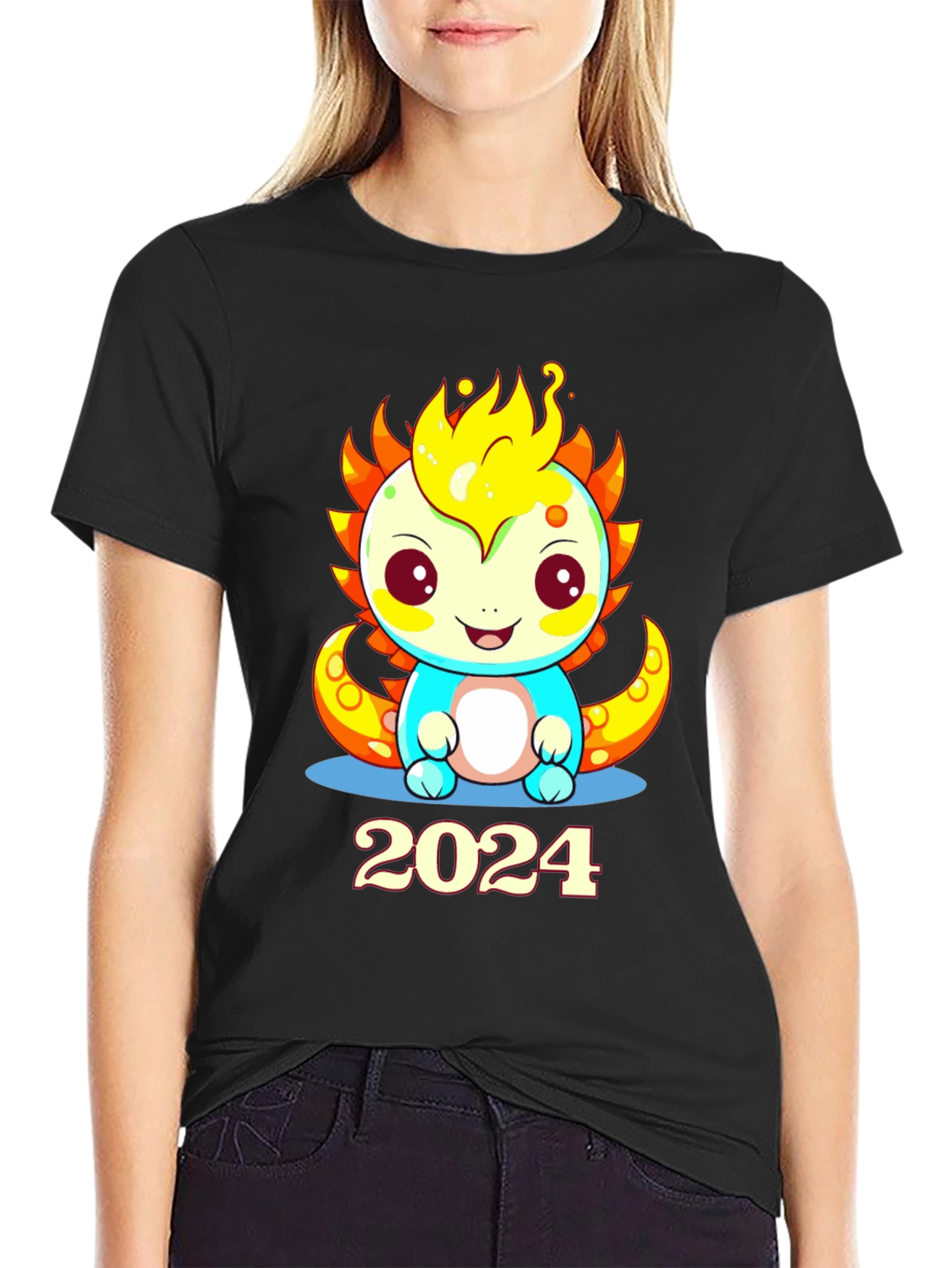 Cute Axolotl 2024 T-Shirt