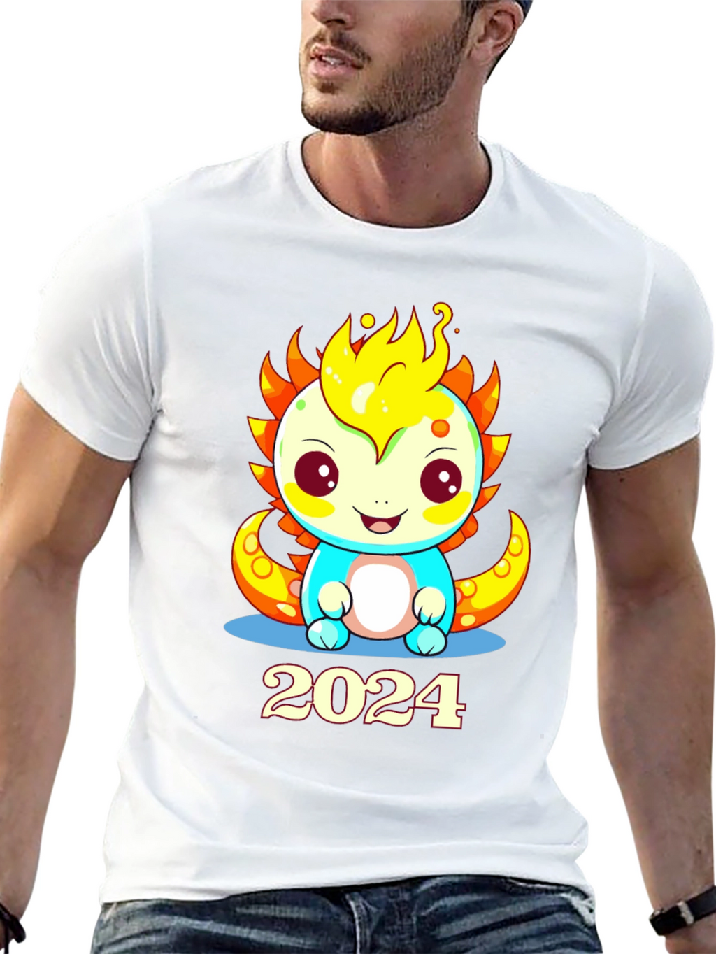 Cute Axolotl 2024 T-Shirt