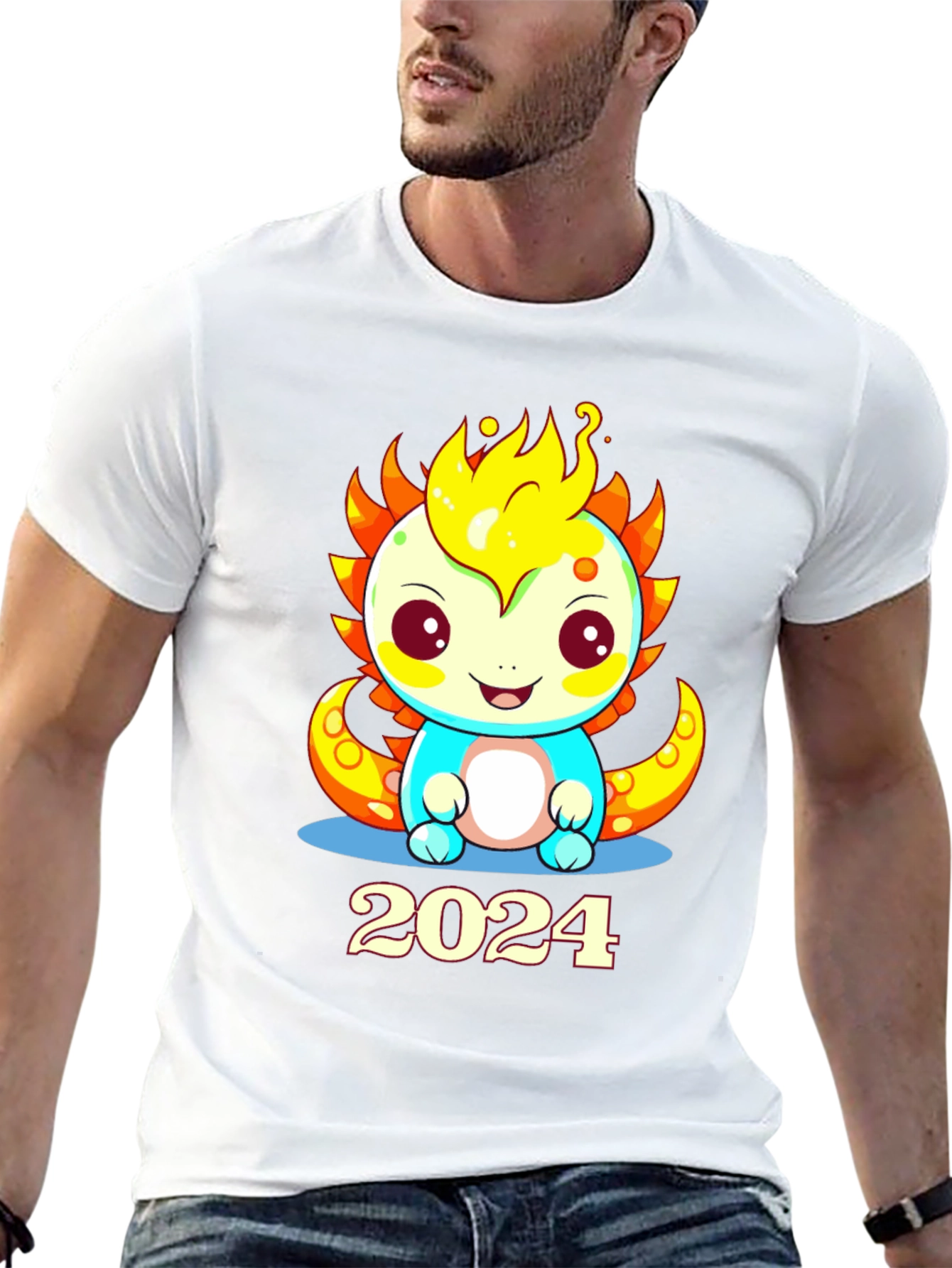 Cute Axolotl 2024 T-Shirt