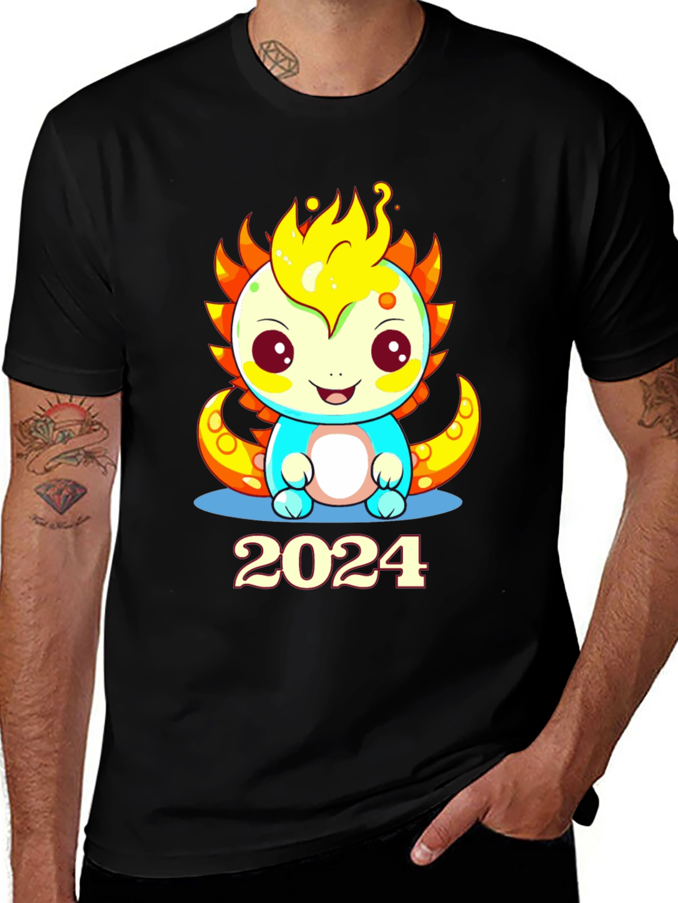 Cute Axolotl 2024 T-Shirt