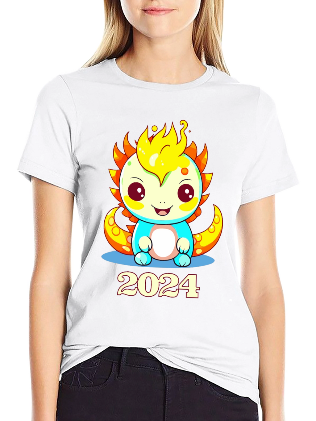 Cute Axolotl 2024 T-Shirt