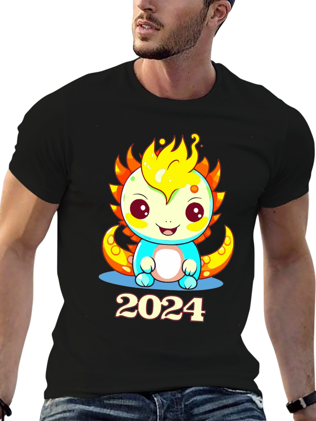 Cute Axolotl 2024 T-Shirt