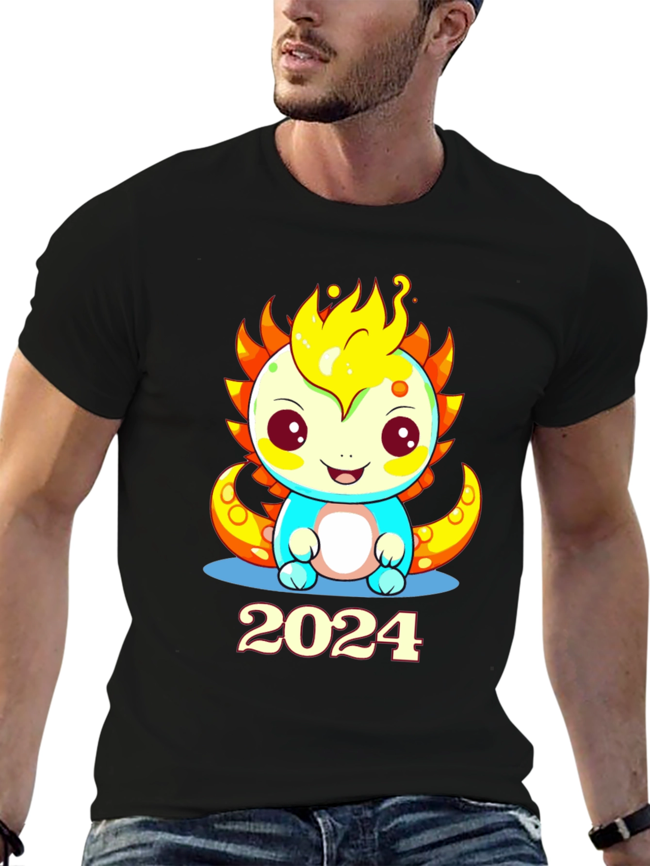 Cute Axolotl 2024 T-Shirt