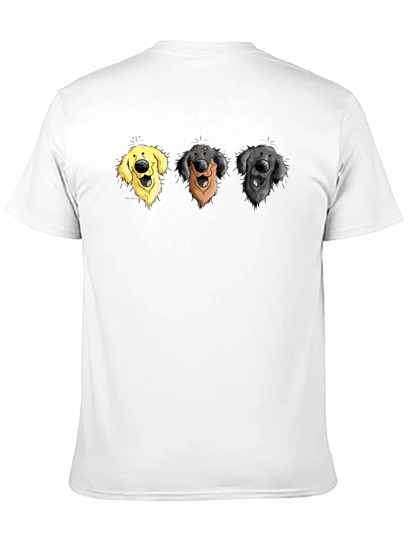 Funny Dog Breed Cartoon Graphic Tee