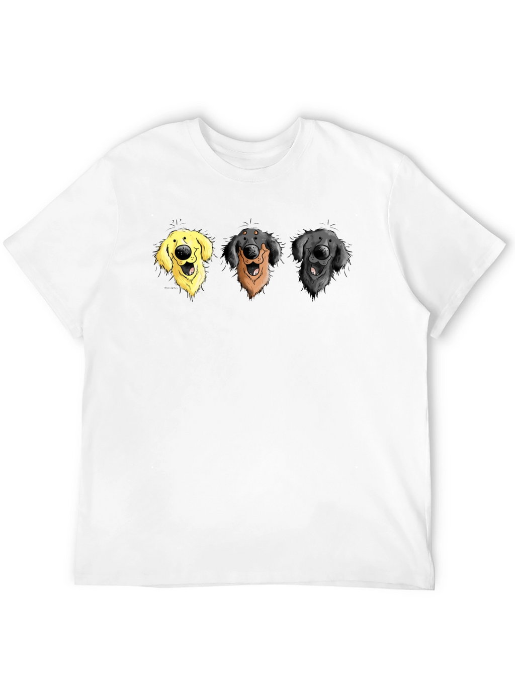 Funny Dog Breed Cartoon Graphic Tee