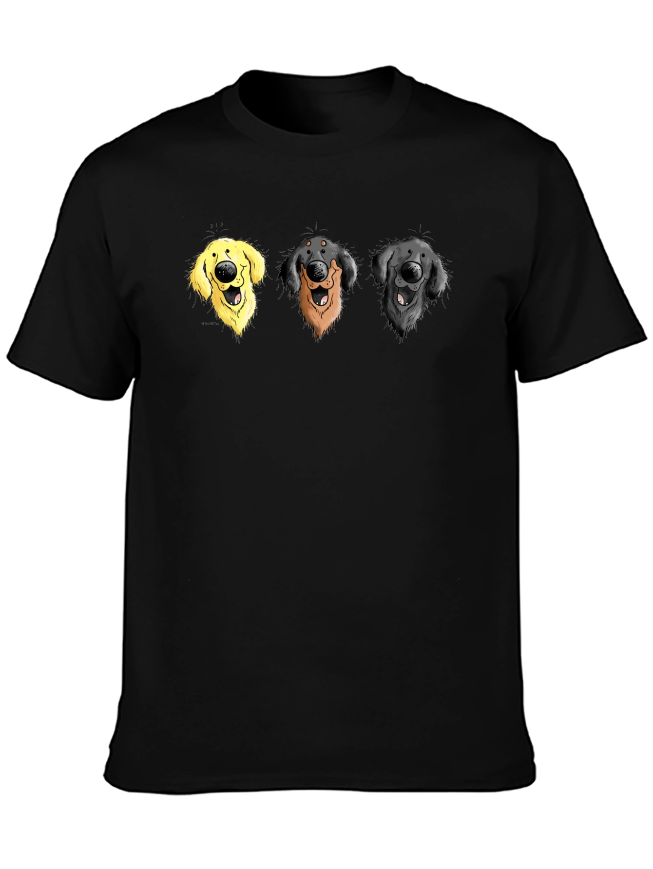 Funny Dog Breed Cartoon Graphic Tee