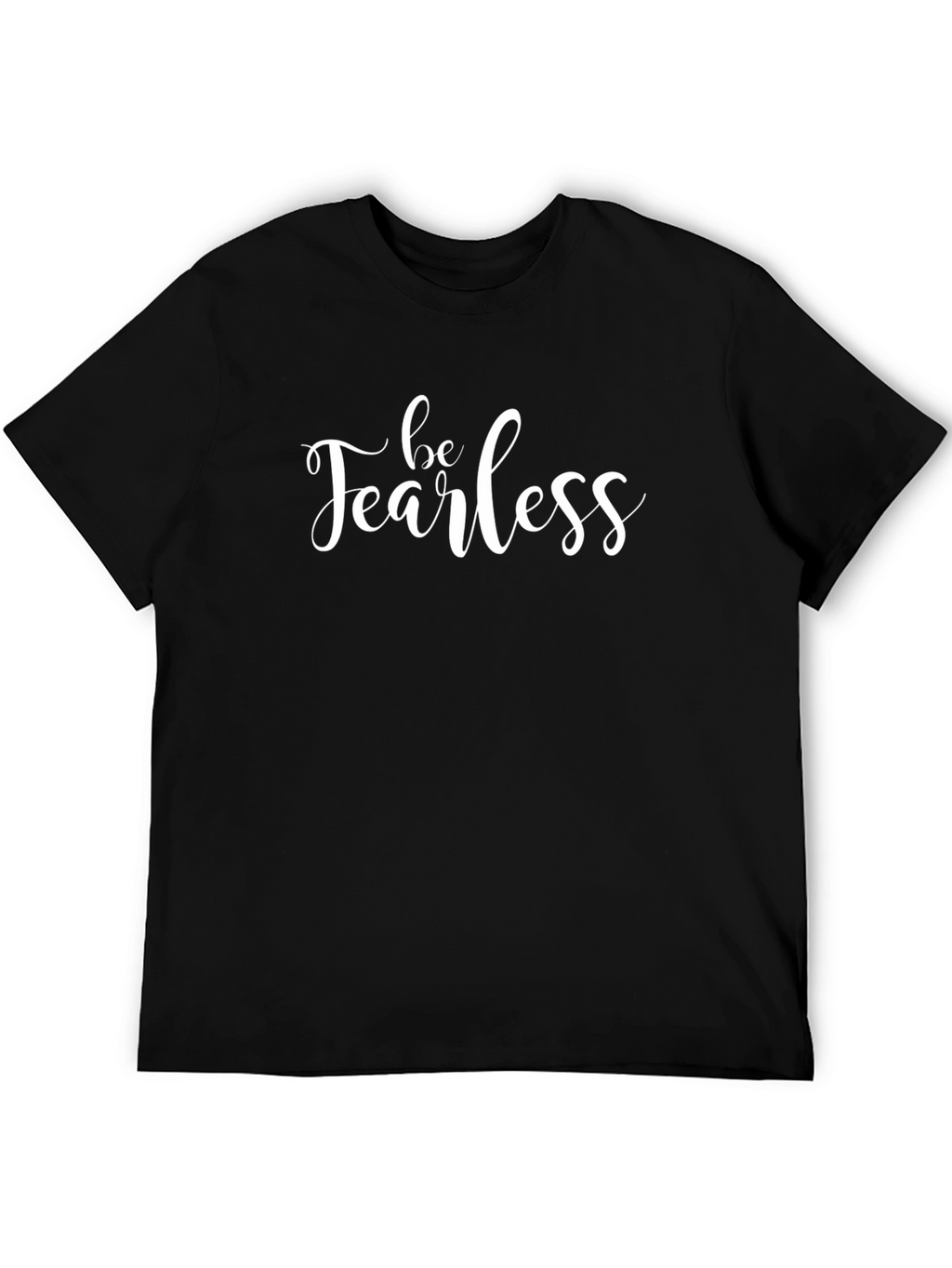 Be Fearless Black Graphic Tee