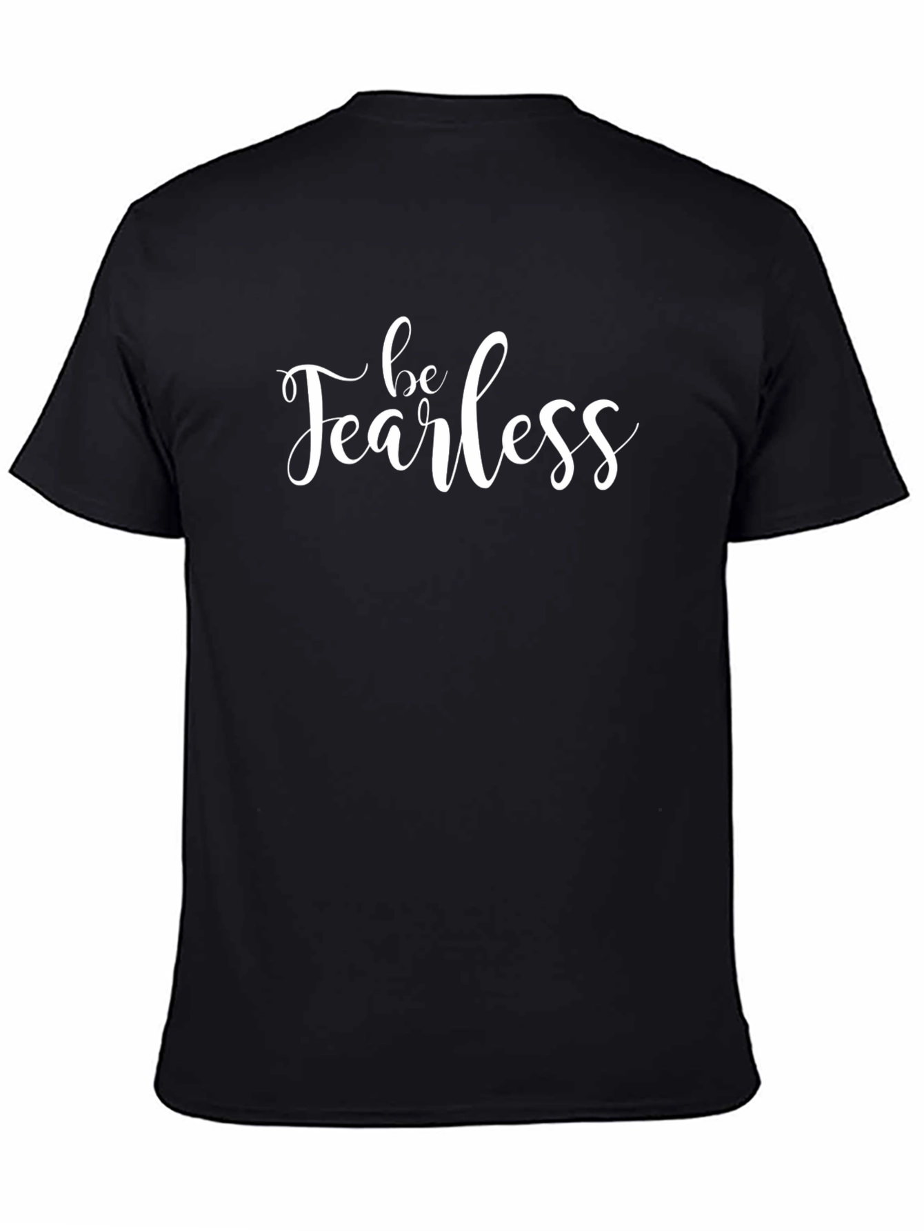 Be Fearless Black Graphic Tee