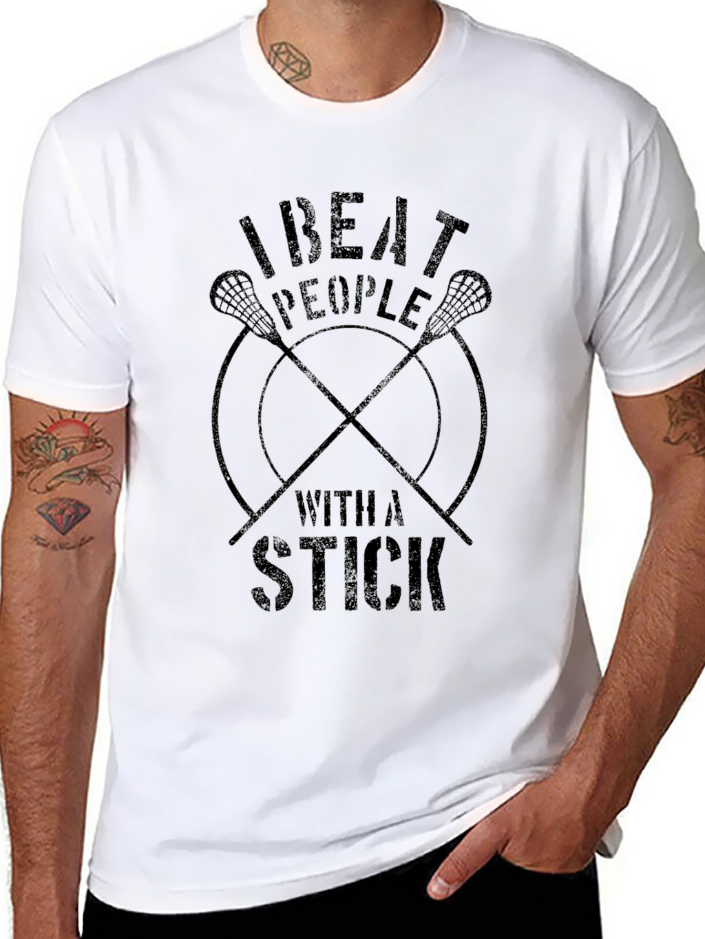 I Beat People With A Stick T-Shirt