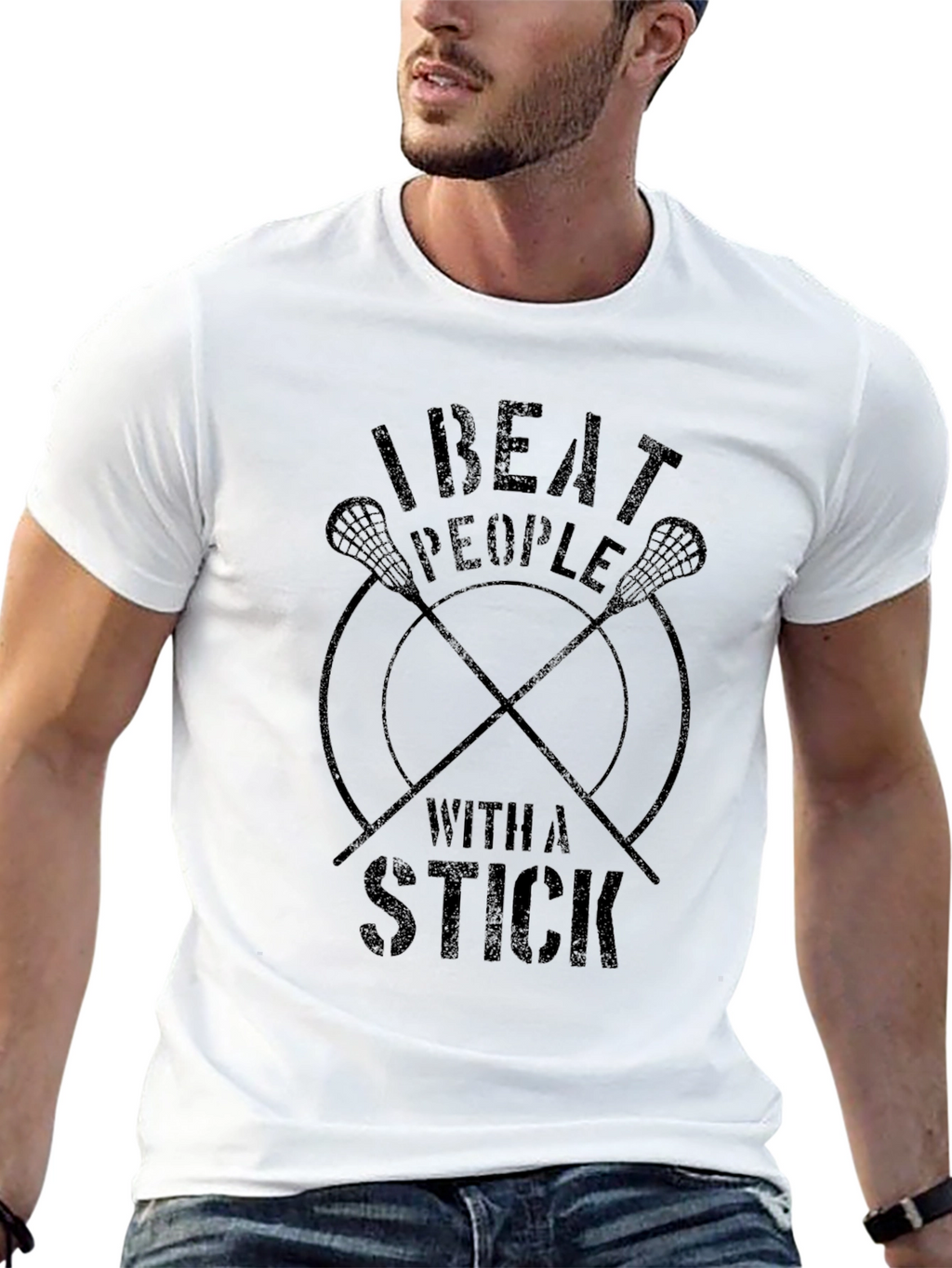 I Beat People With A Stick T-Shirt
