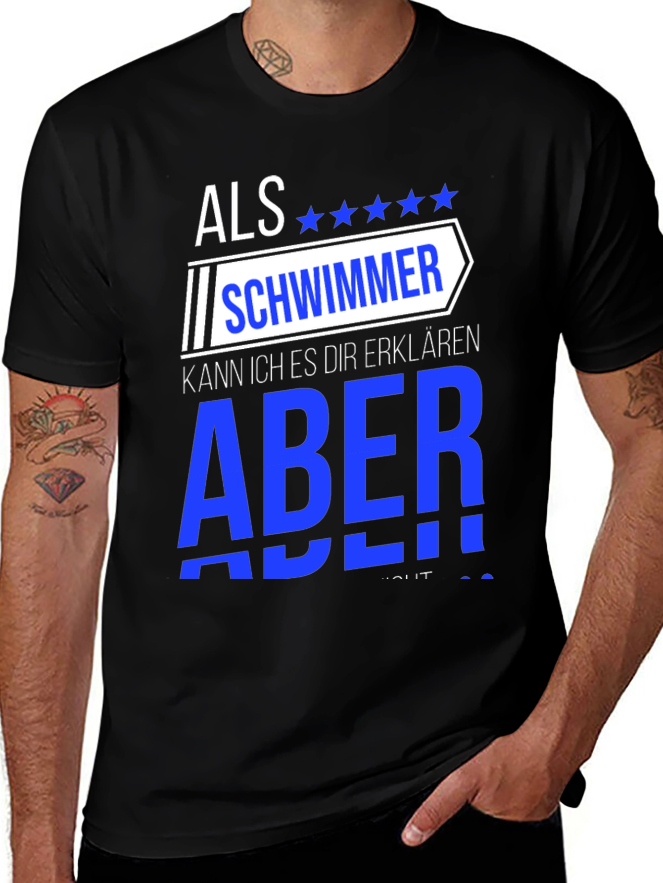 Funny Swimmer T-Shirt - Als Schwimmer