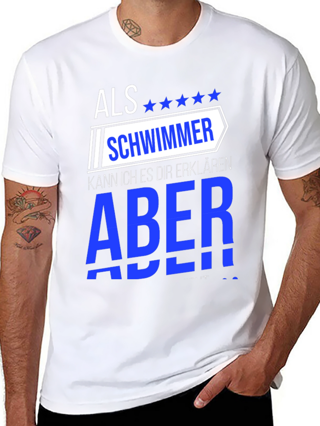 Funny Swimmer T-Shirt - Als Schwimmer