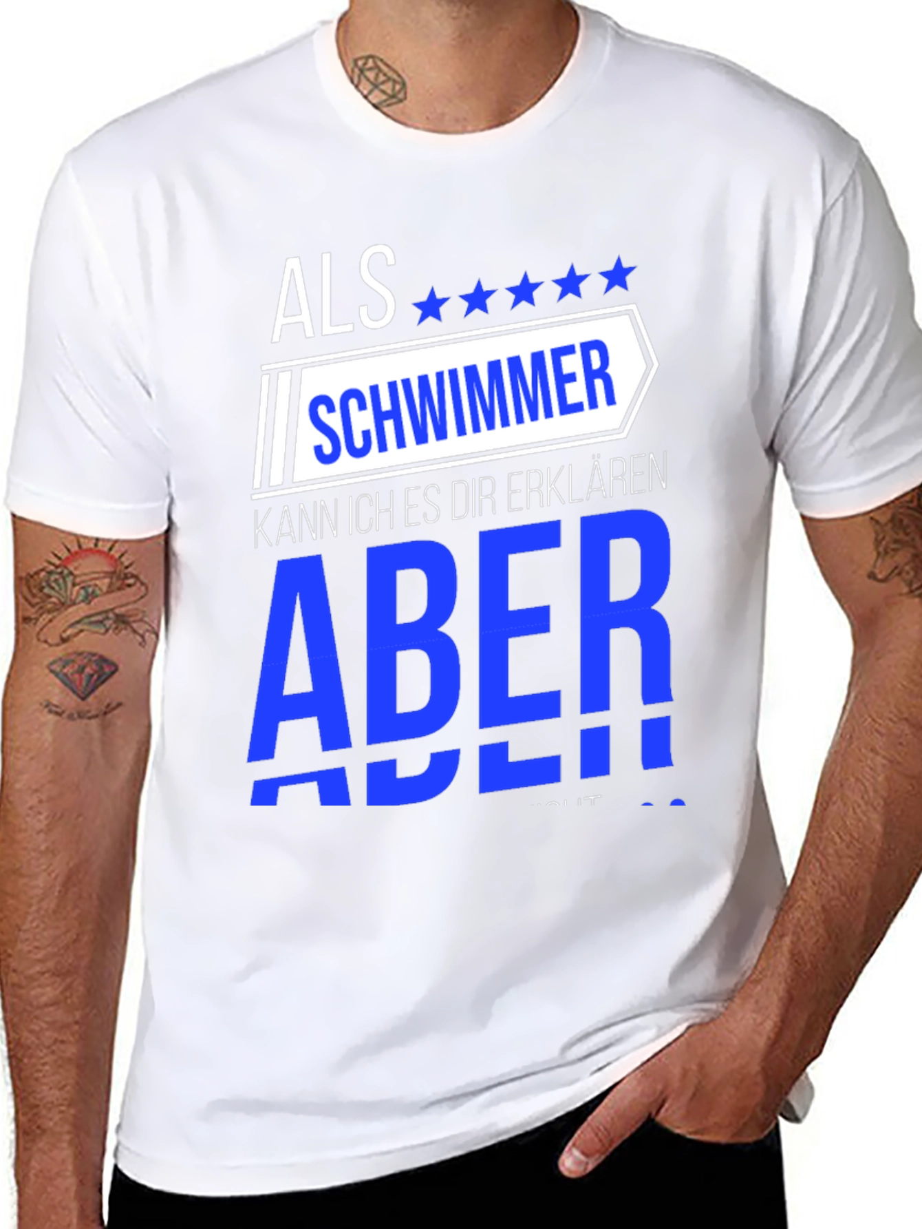 Funny Swimmer T-Shirt - Als Schwimmer