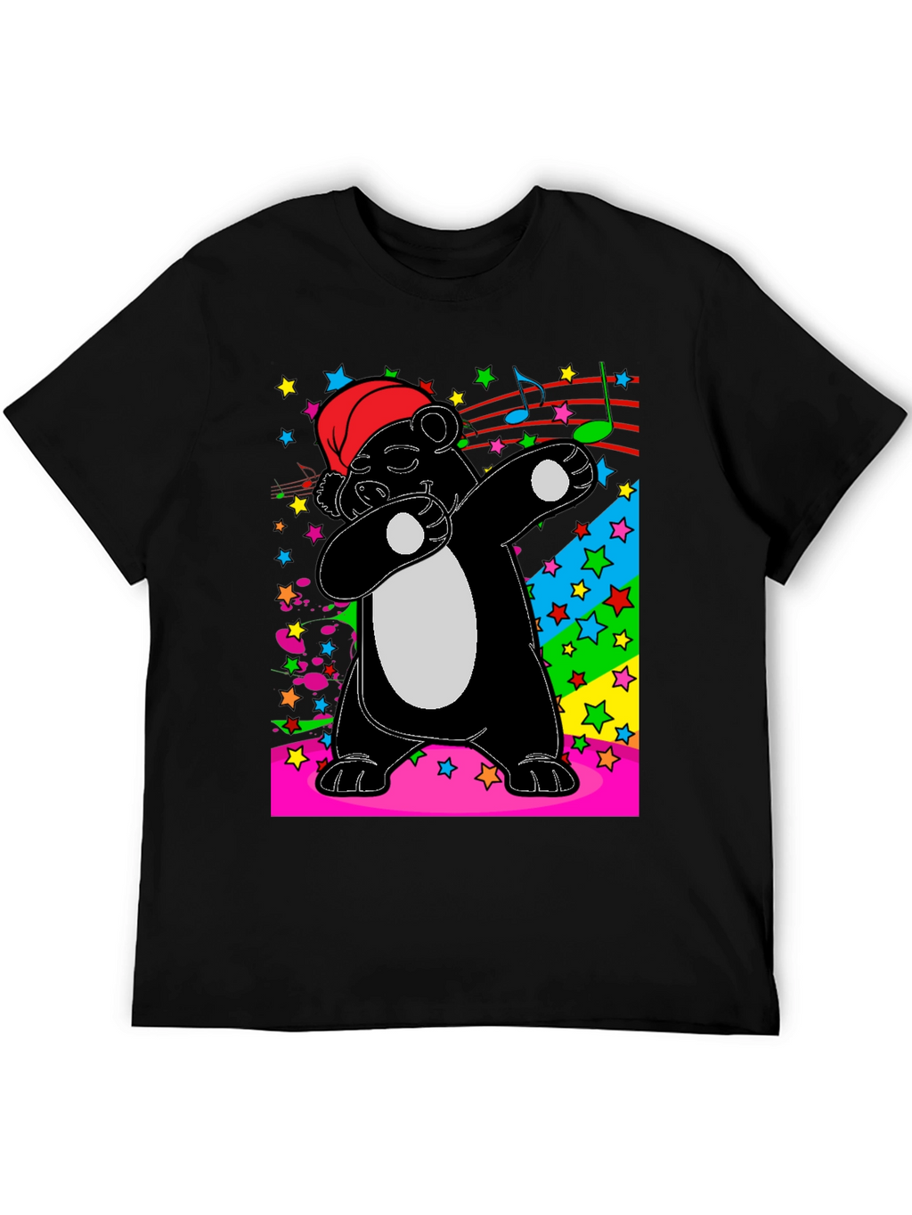 Dabbing Panda T-Shirt - Fun Holiday Tee
