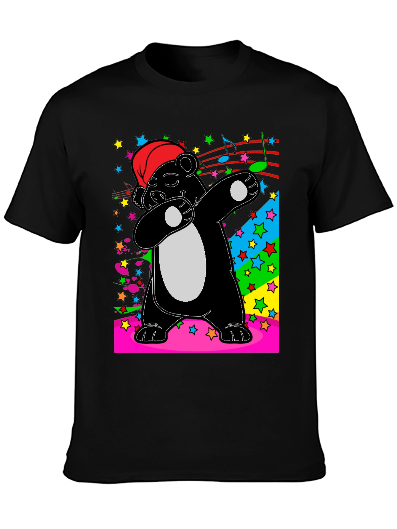 Dabbing Panda T-Shirt - Fun Holiday Tee