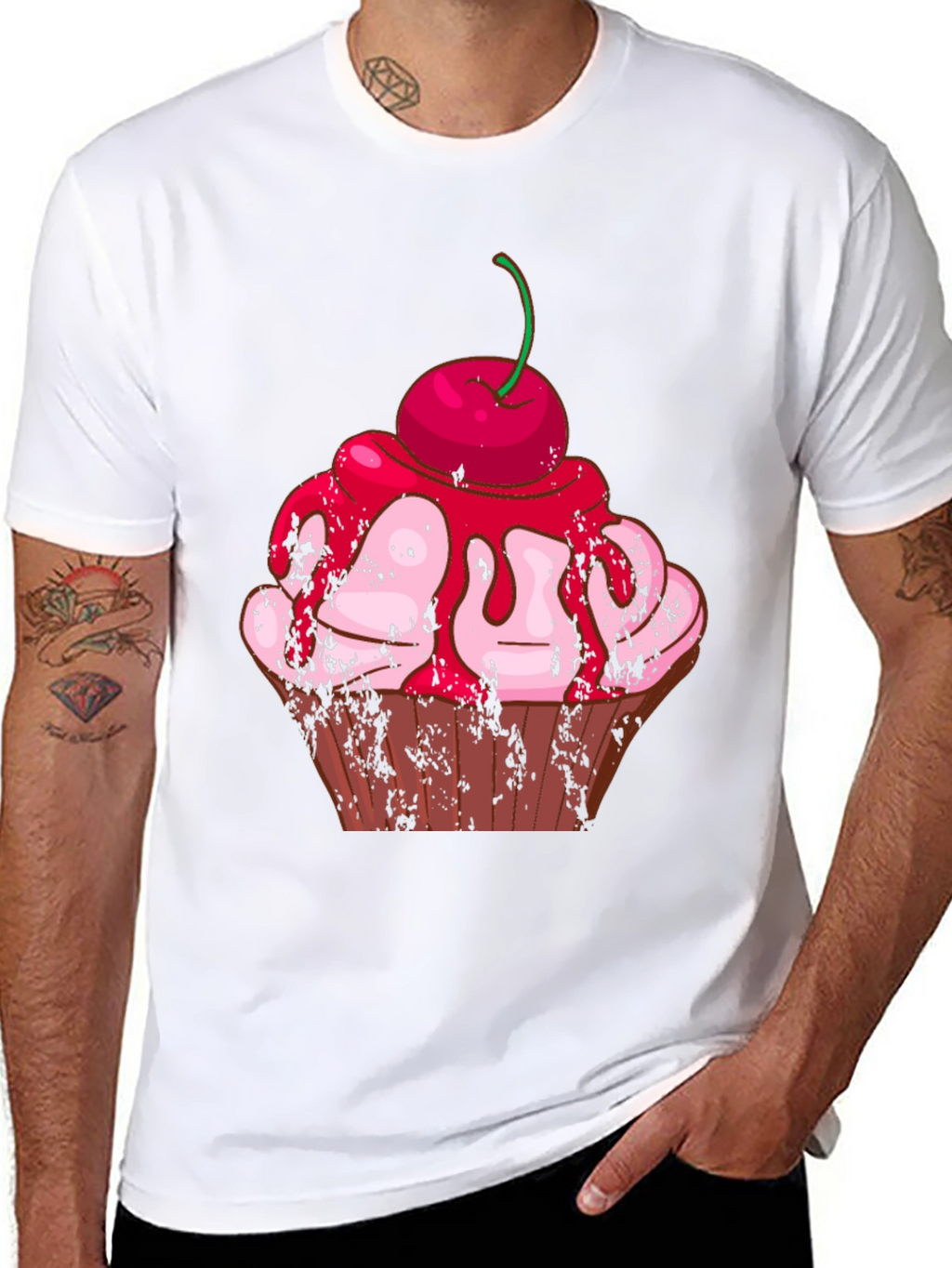 Cupcake Graphic Tee - Sweet Treat Shirt