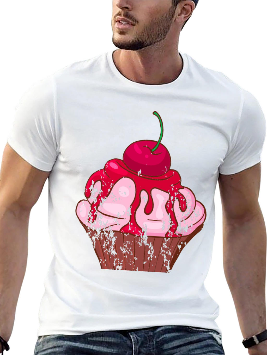 Cupcake Graphic Tee - Sweet Treat Shirt