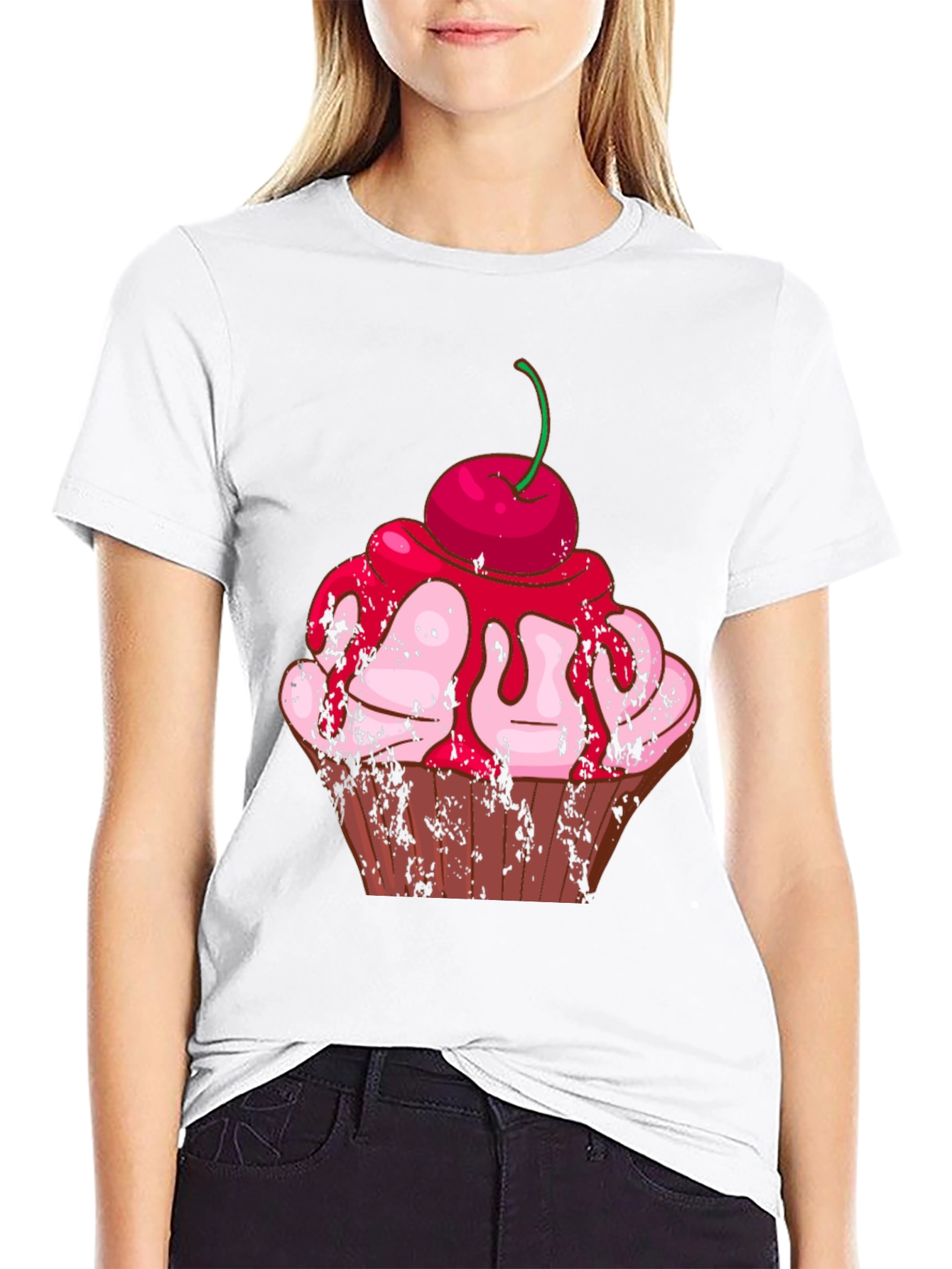 Cupcake Graphic Tee - Sweet Treat Shirt