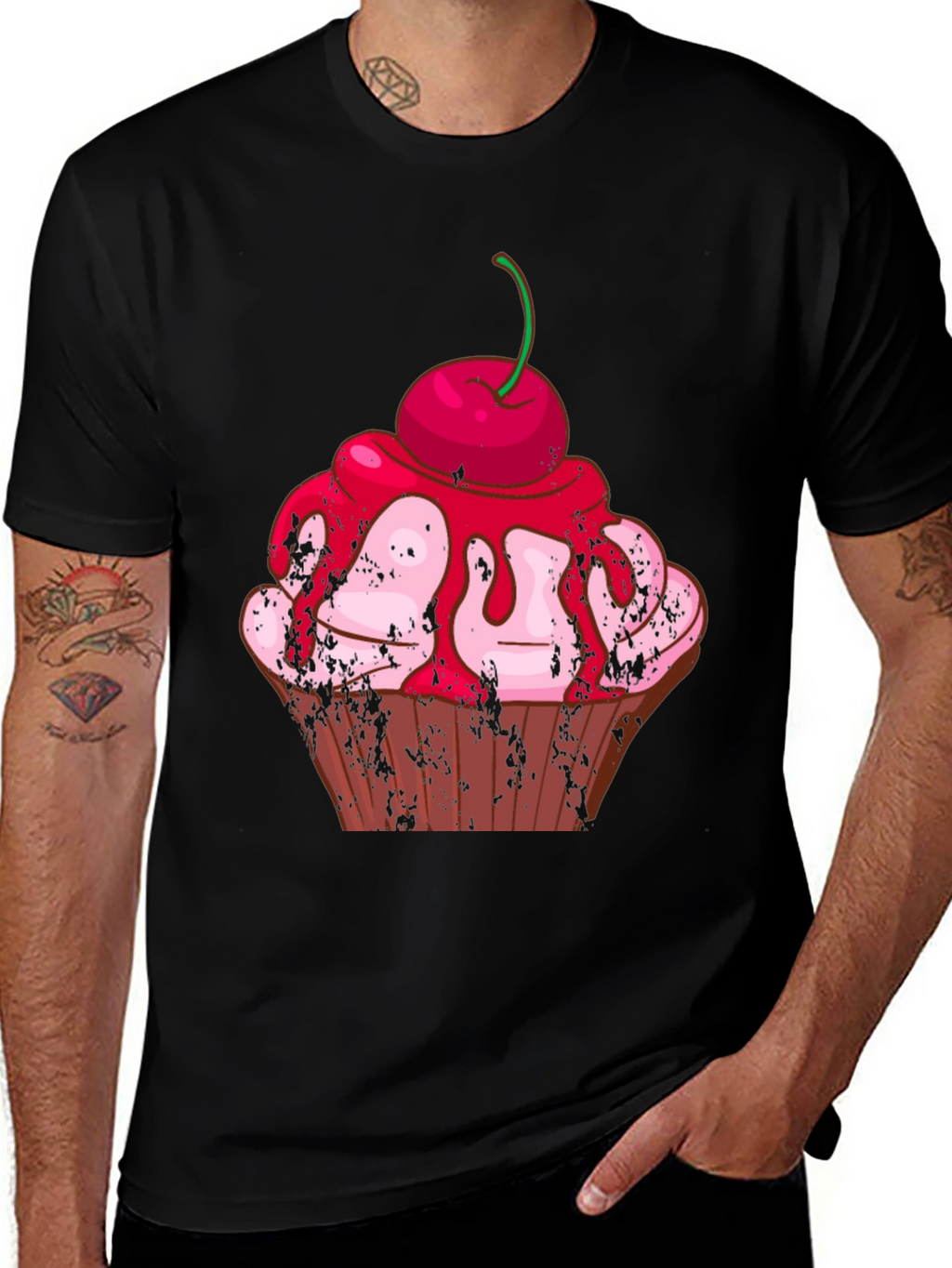 Cupcake Graphic Tee - Sweet Treat Shirt
