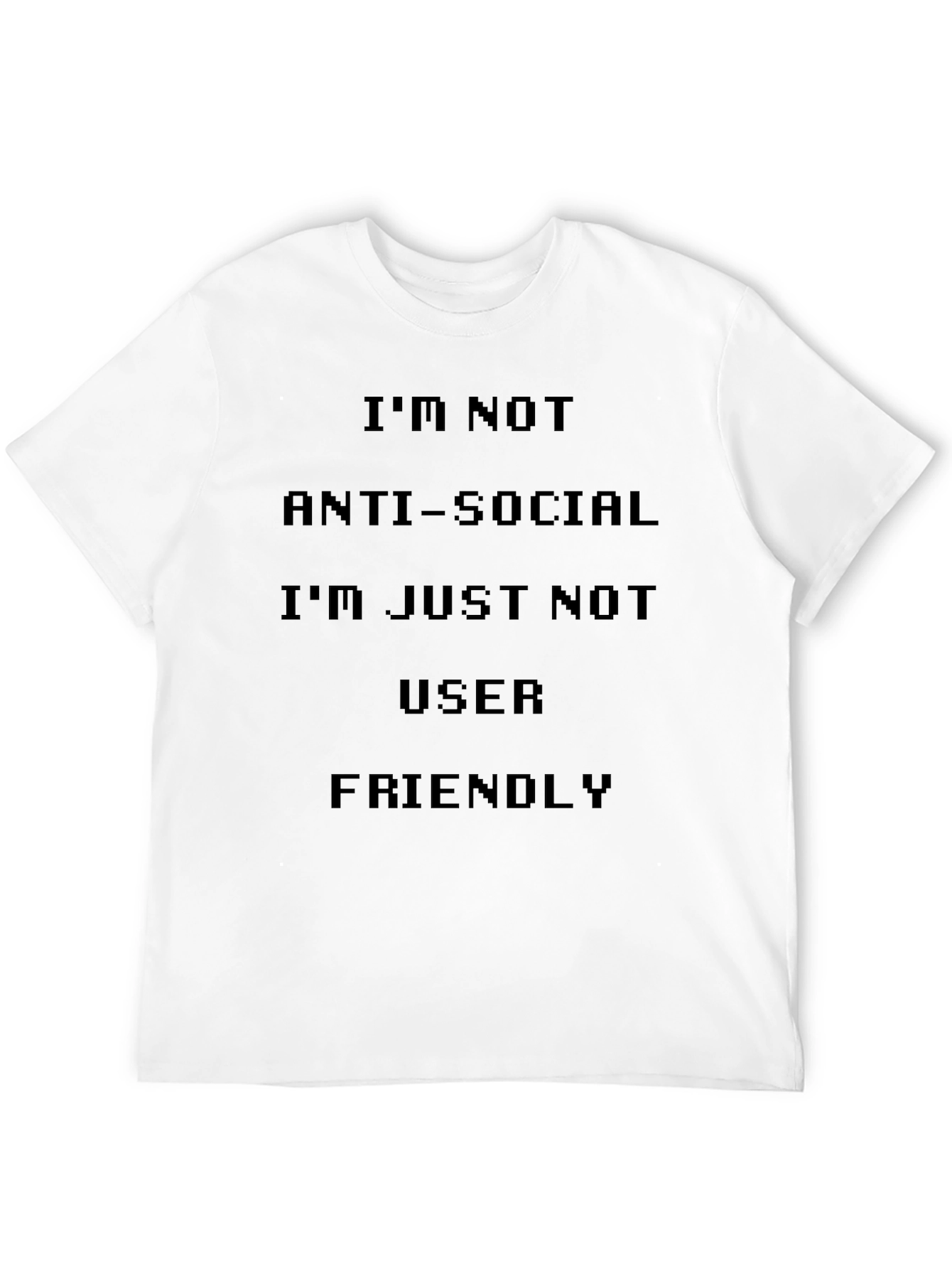 Anti-Social User Friendly Graphic T-Shirt