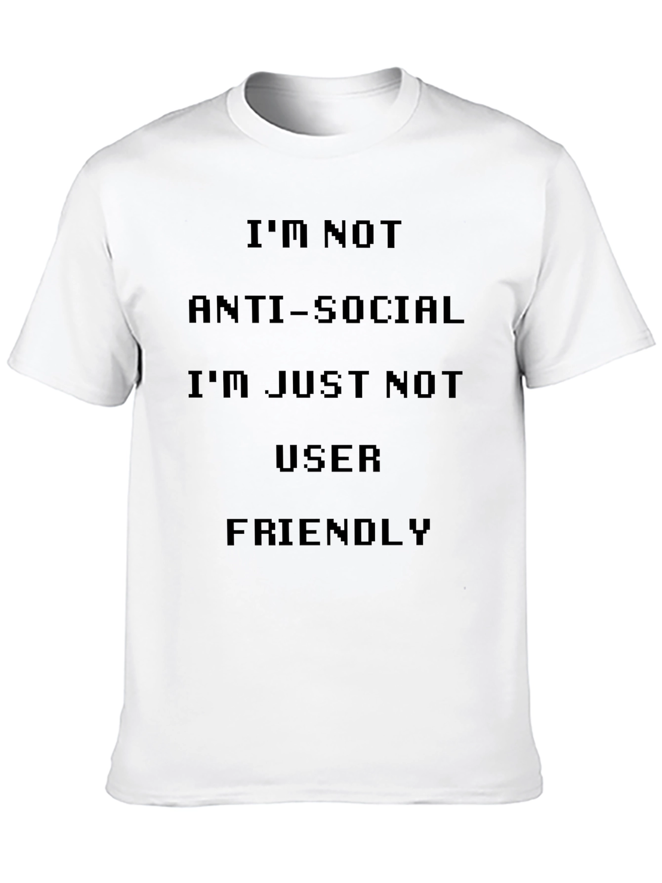Anti-Social User Friendly Graphic T-Shirt