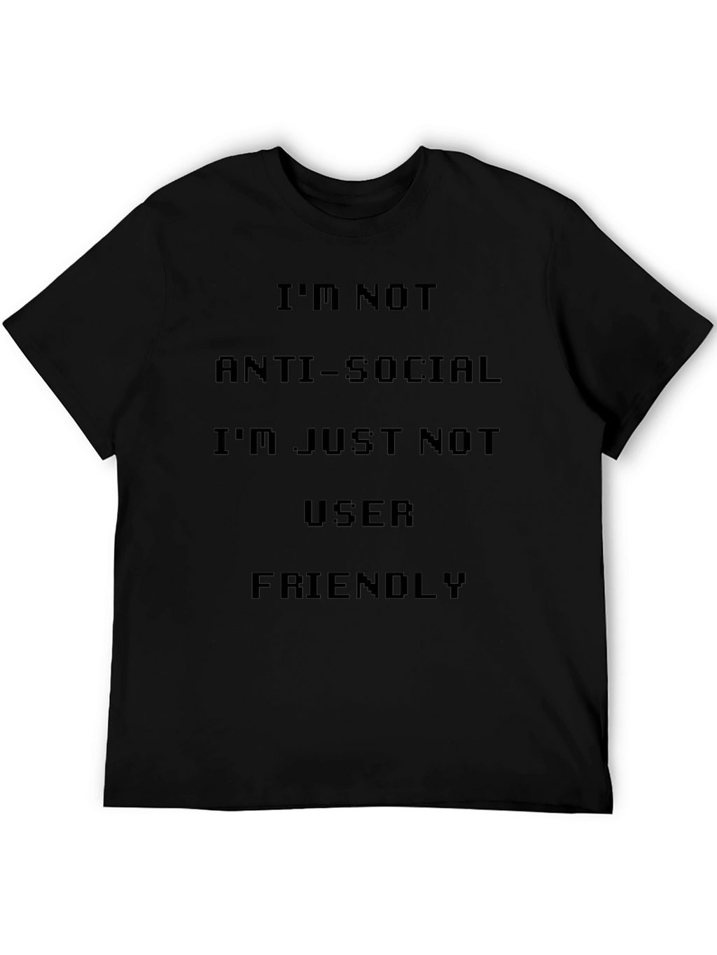 Anti-Social User Friendly Graphic T-Shirt