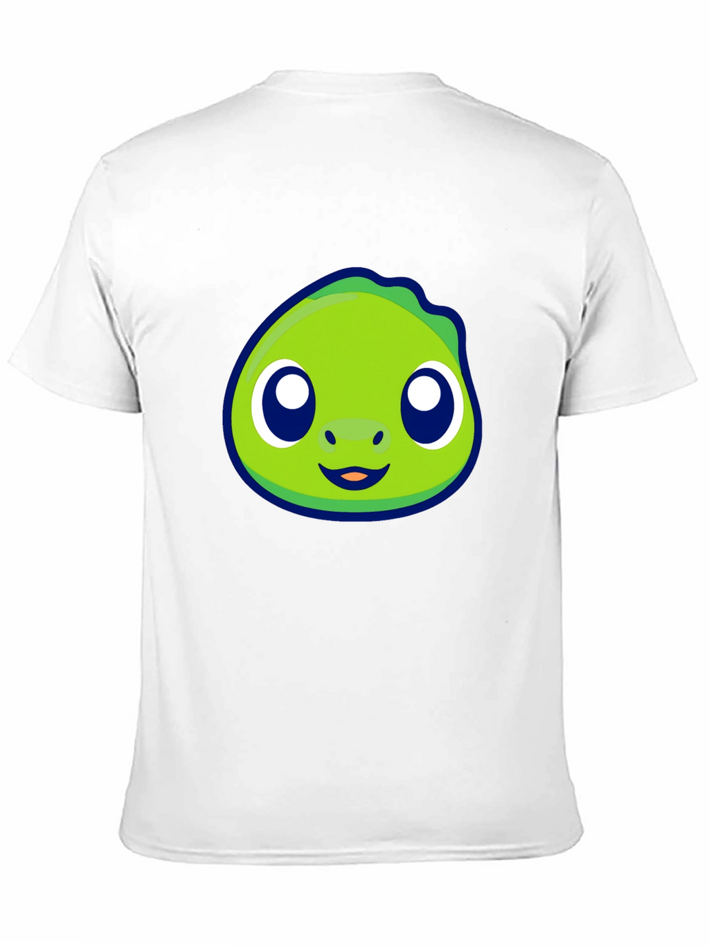 Cute Green Cartoon Character Graphic Tee