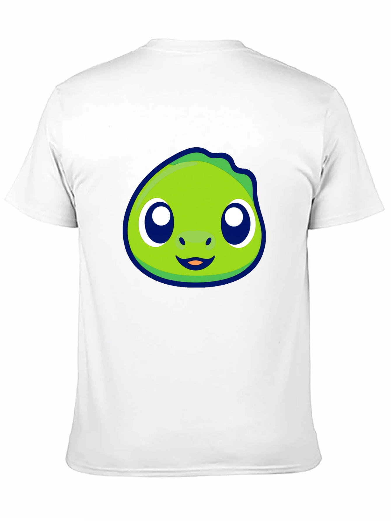 Cute Green Cartoon Character Graphic Tee
