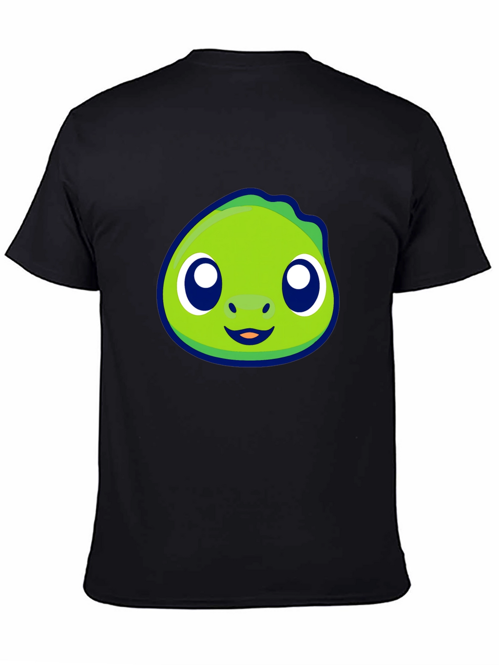 Cute Green Cartoon Character Graphic Tee