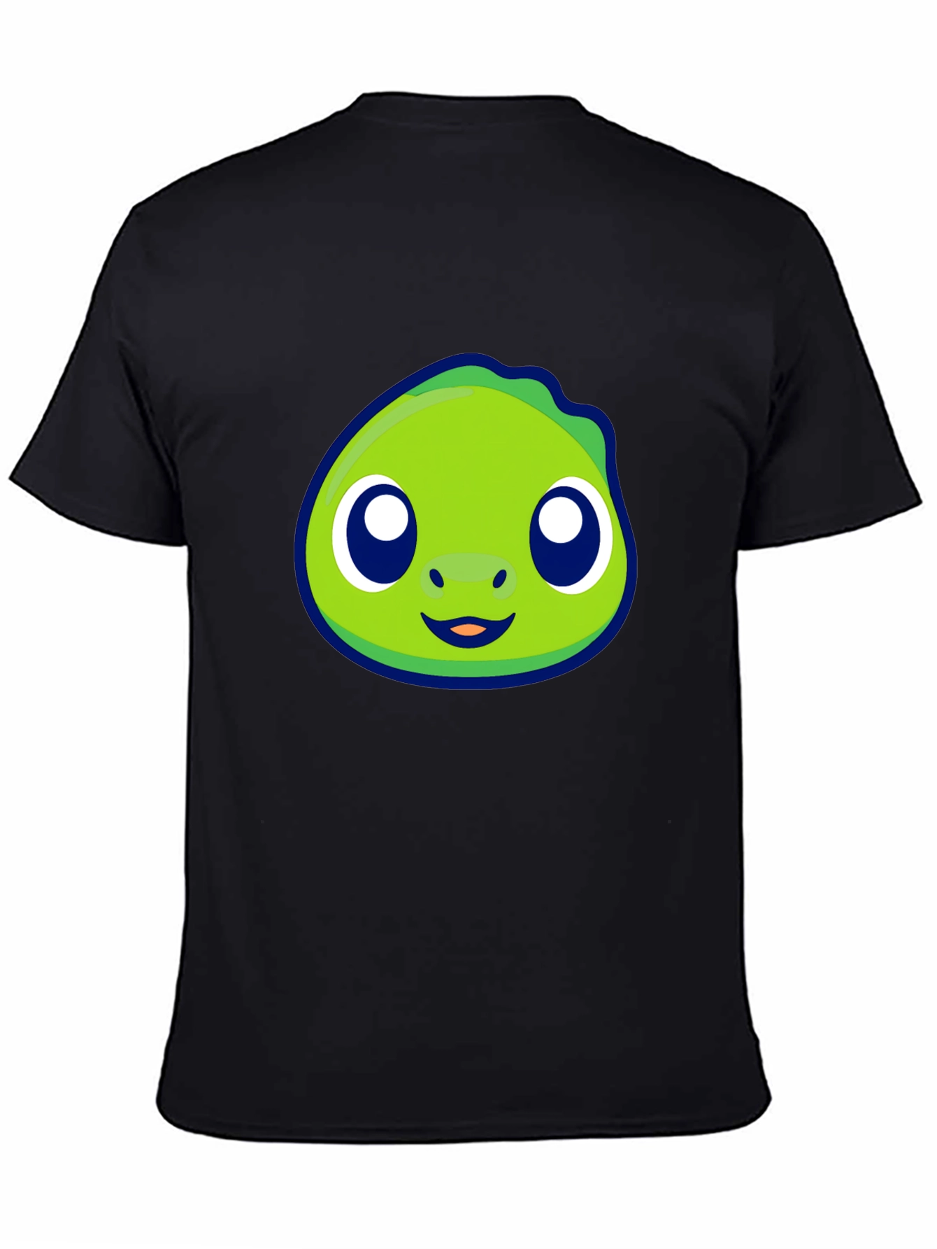 Cute Green Cartoon Character Graphic Tee