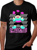 Gamer Rage T-Shirt - Retro Neon Design