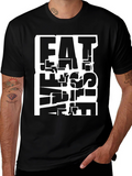 Eat Less Live Longer Graphic Tee