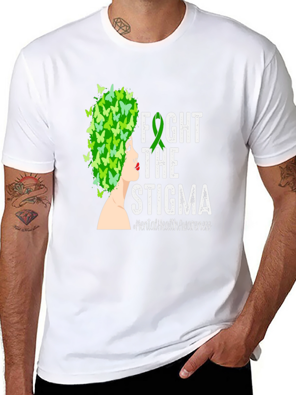 Fight the Stigma Mental Health Awareness T-Shirt