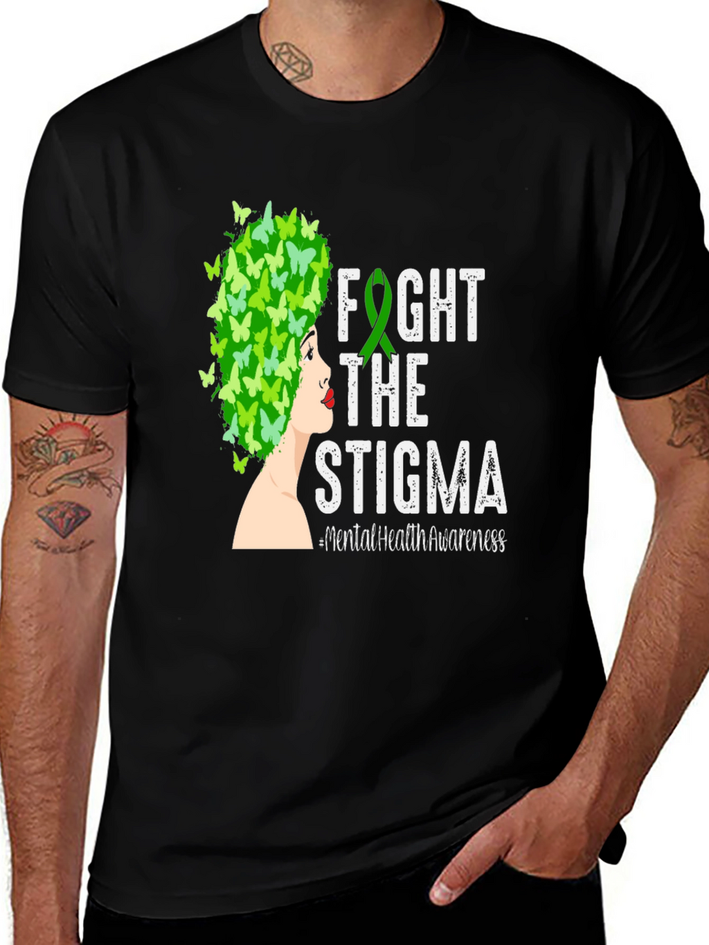 Fight the Stigma Mental Health Awareness T-Shirt