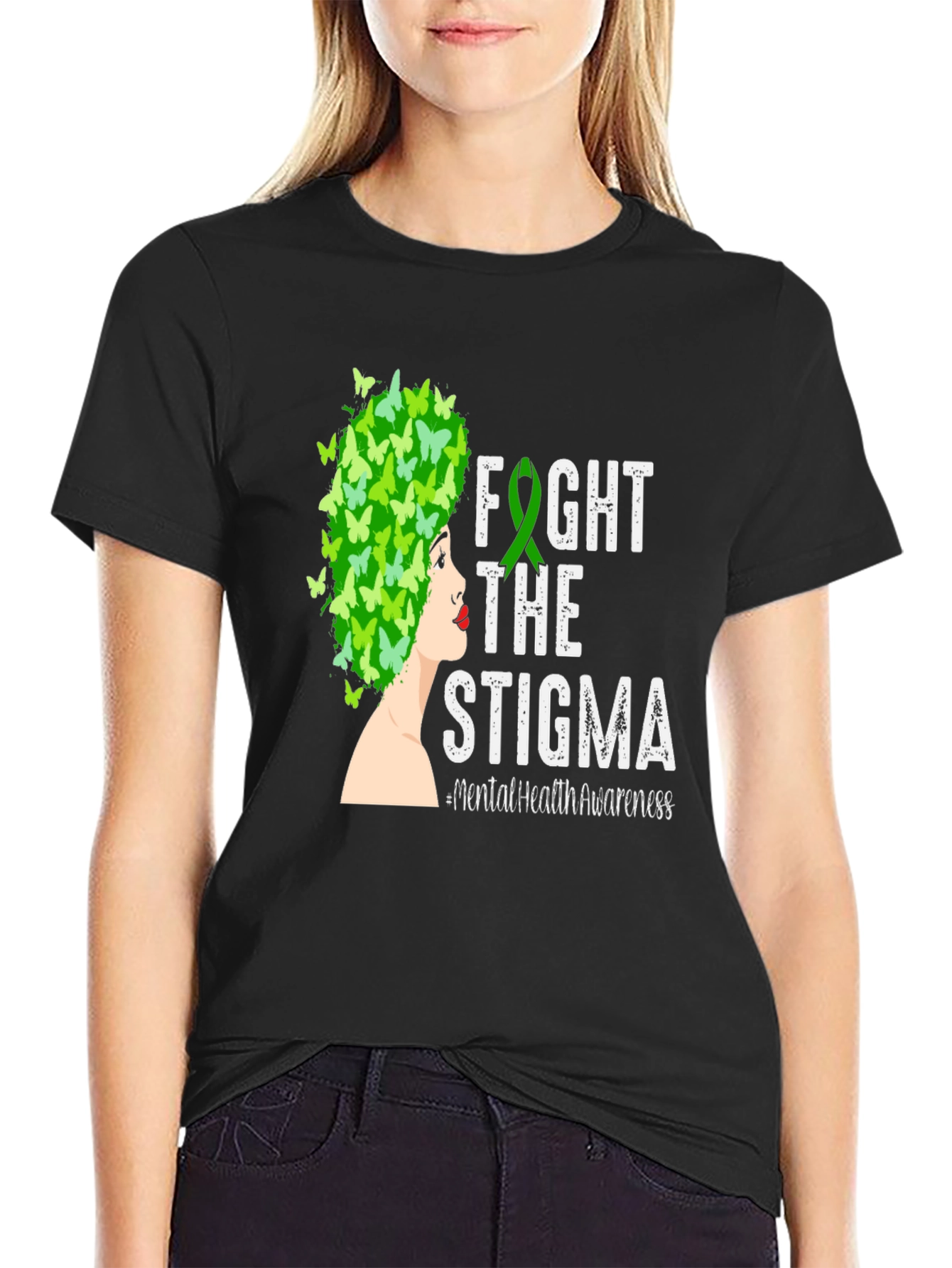 Fight the Stigma Mental Health Awareness T-Shirt