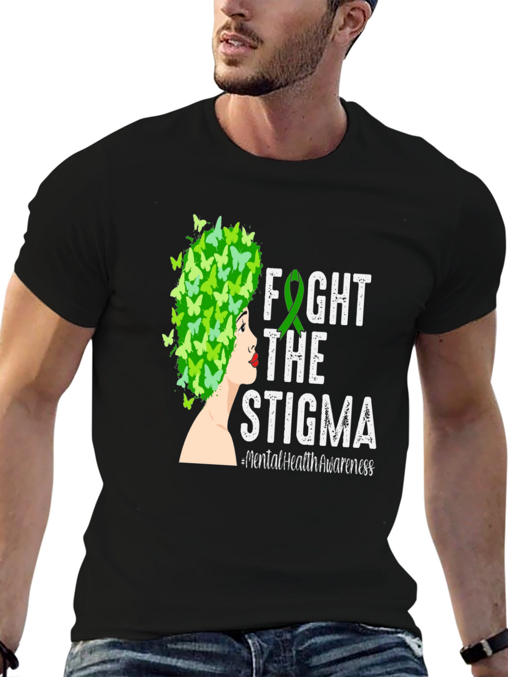 Fight the Stigma Mental Health Awareness T-Shirt