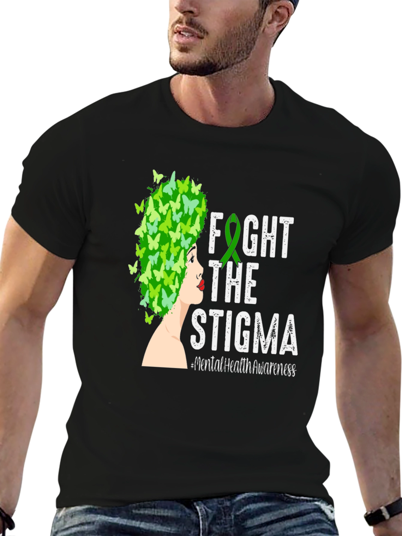Fight the Stigma Mental Health Awareness T-Shirt