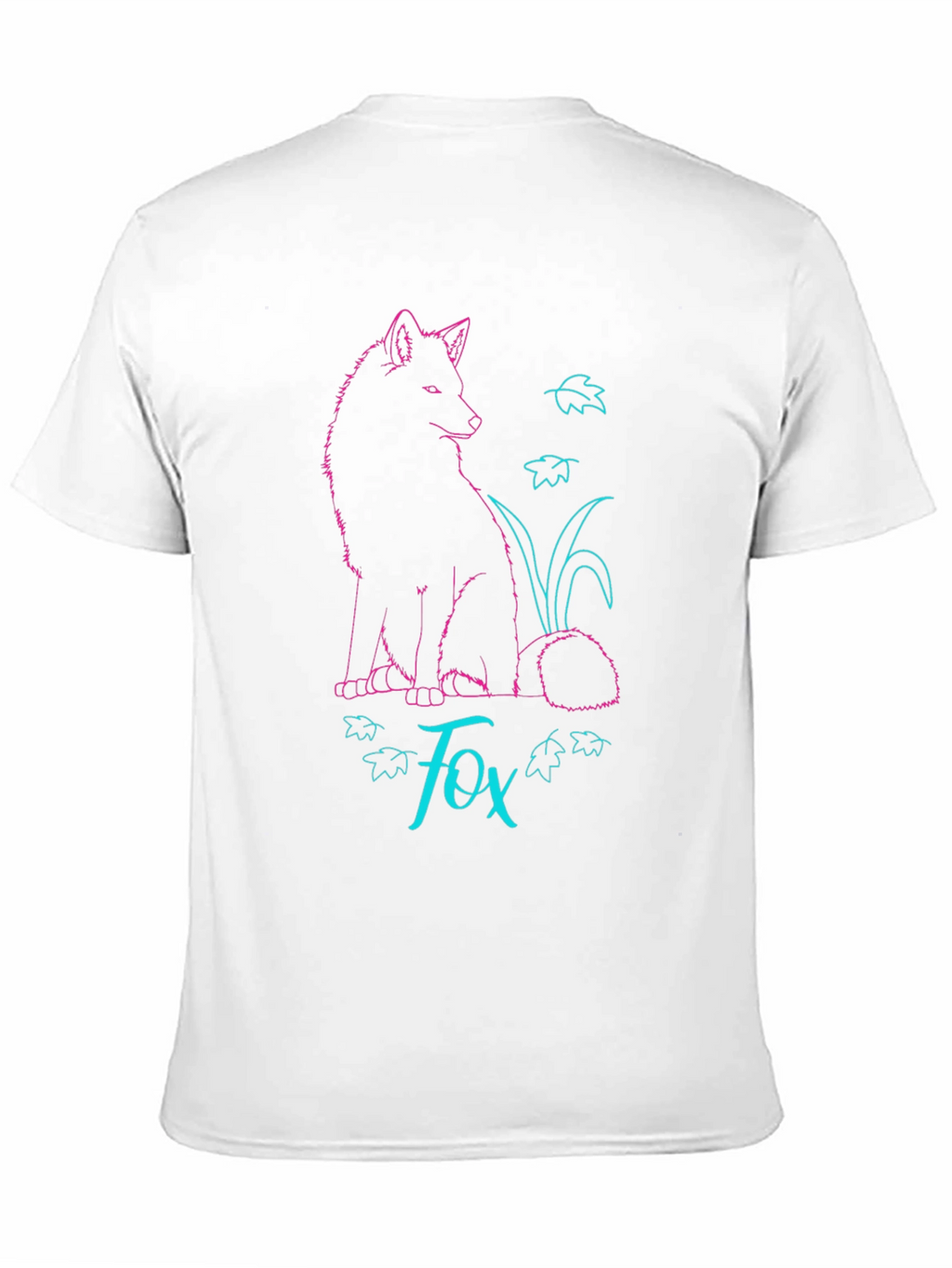 Fox Graphic T-Shirt - Stylish Neon Design