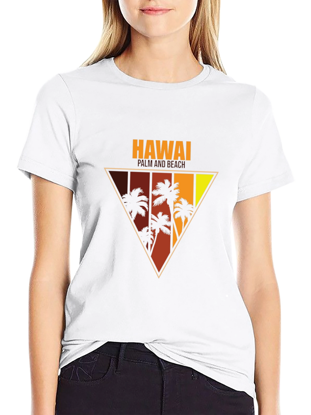 Hawaii Palm Beach Graphic Tee