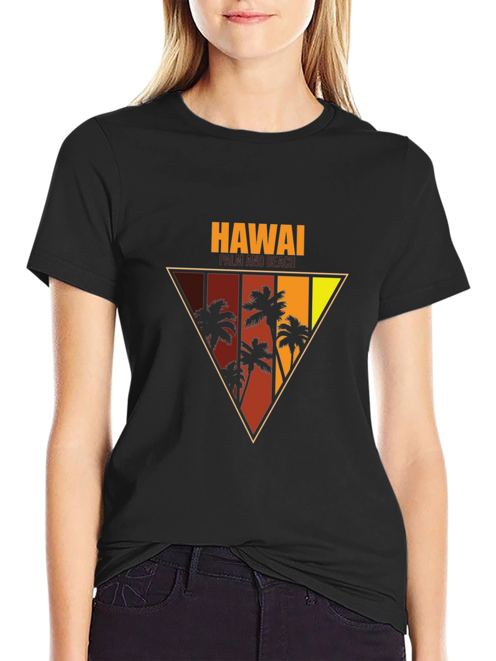 Hawaii Palm Beach Graphic Tee