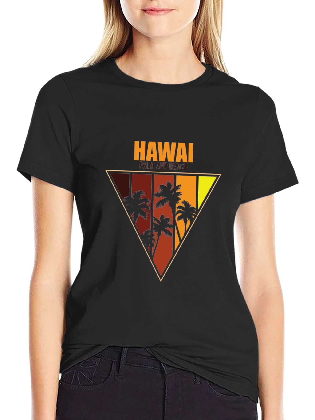 Hawaii Palm Beach Graphic Tee