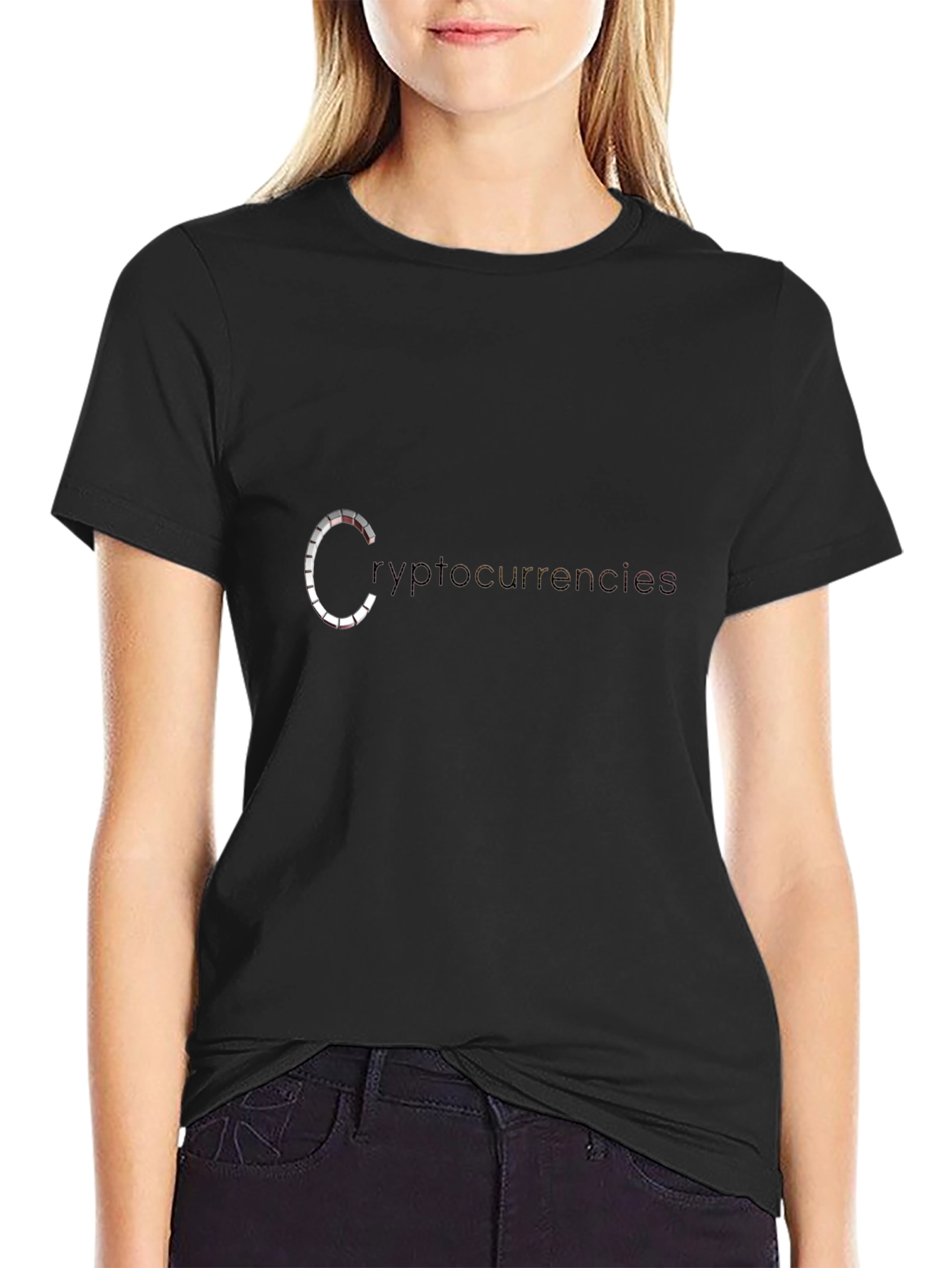 Cryptocurrencies Loading Black T-Shirt