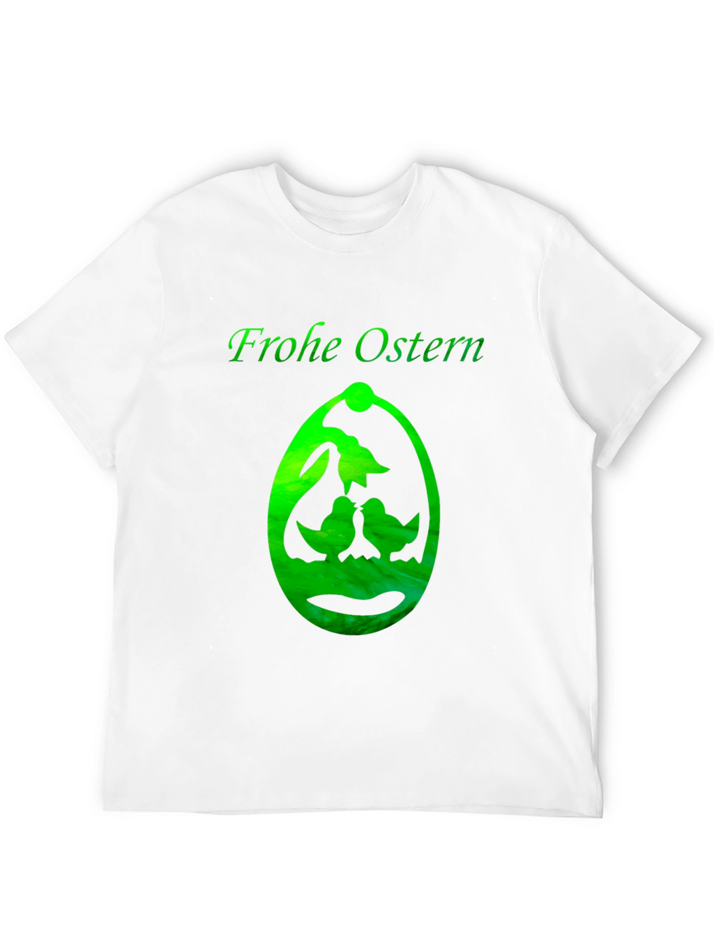 Frohe Ostern T-Shirt Easter Egg Design Black