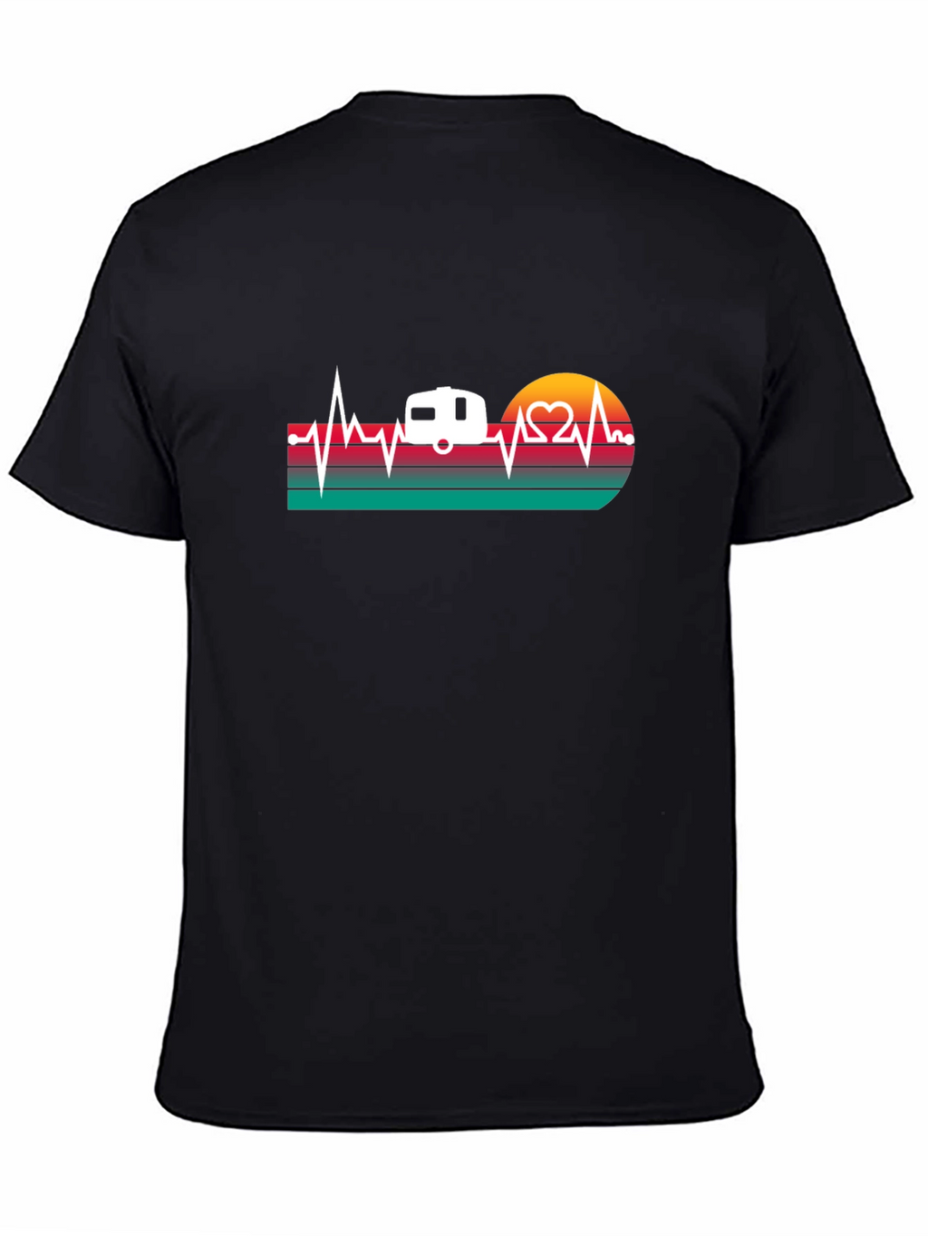 Camper Heartbeat Graphic T-Shirt