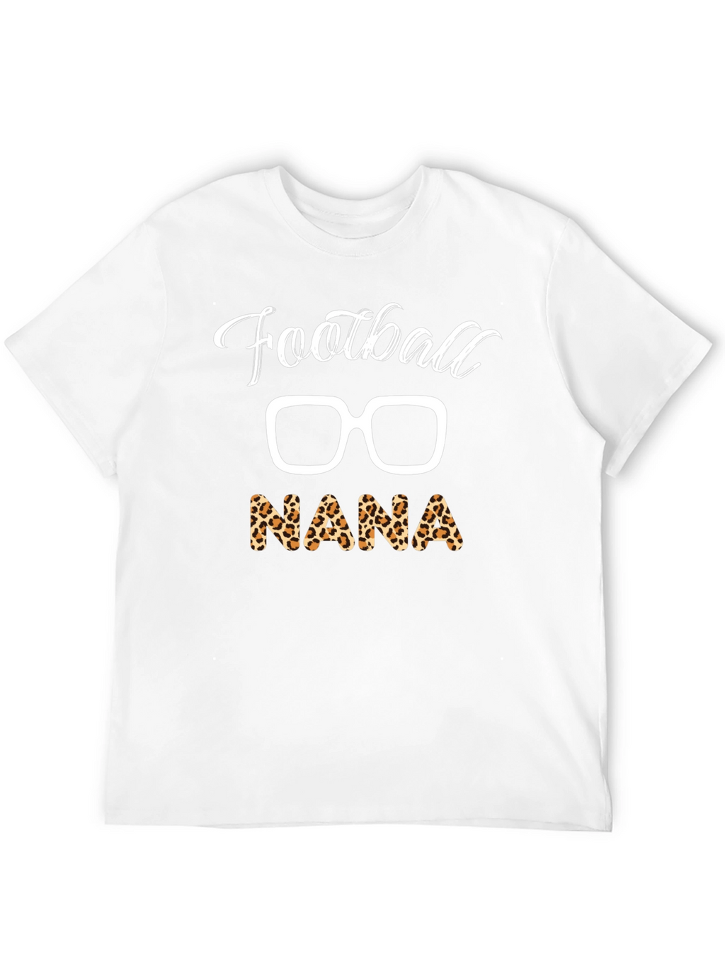 Football Nana Leopard Print T-Shirt