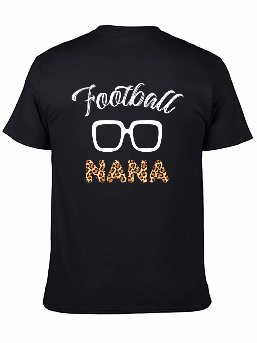 Football Nana Leopard Print T-Shirt