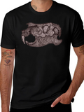 Cool Skull Graphic Black T-Shirt