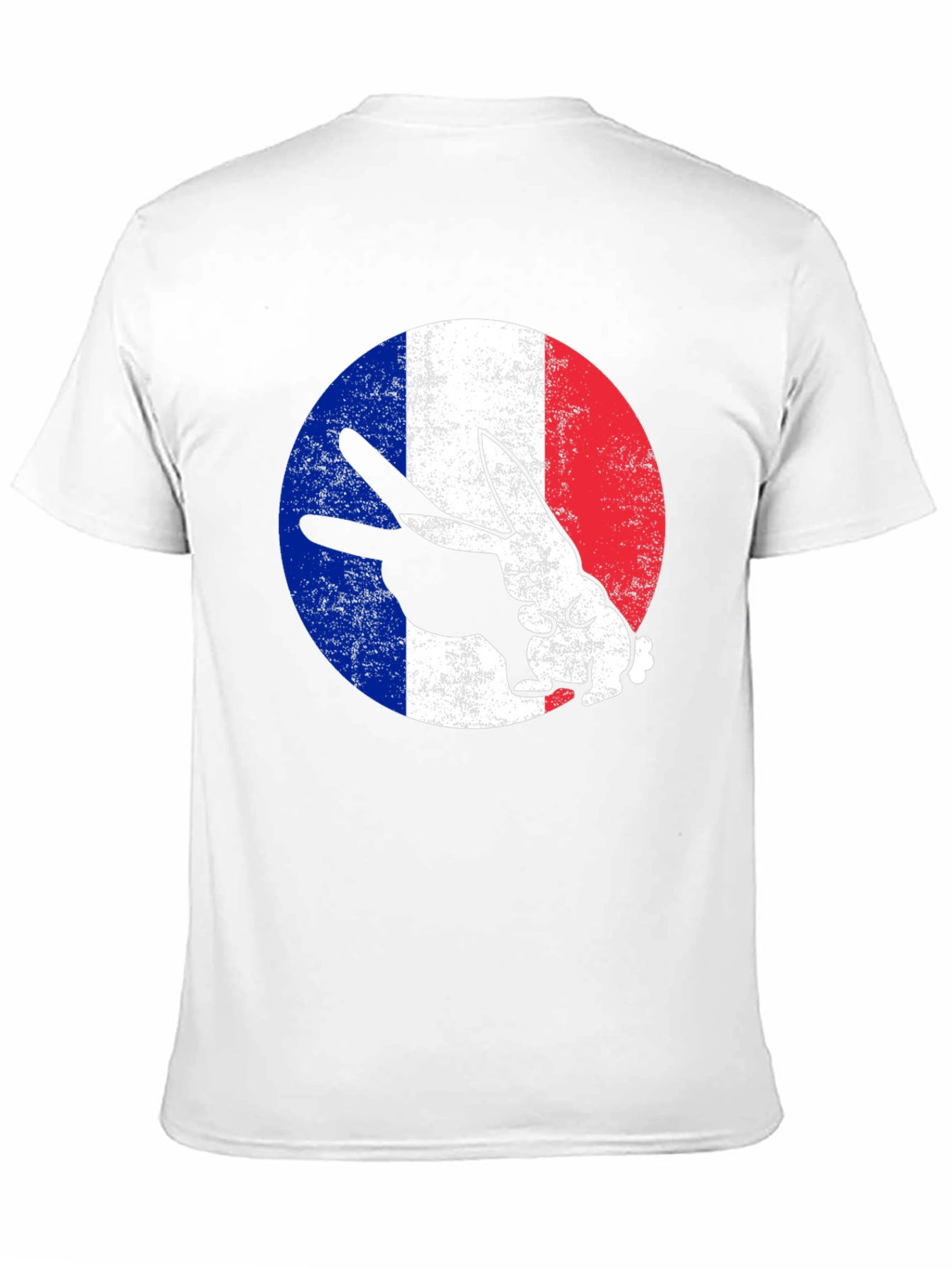 French Rabbit Graphic T-Shirt