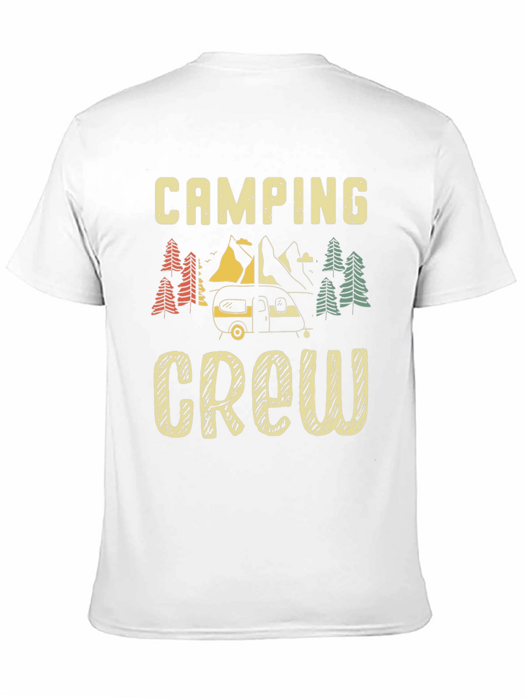 Camping Crew Graphic Tee - Black