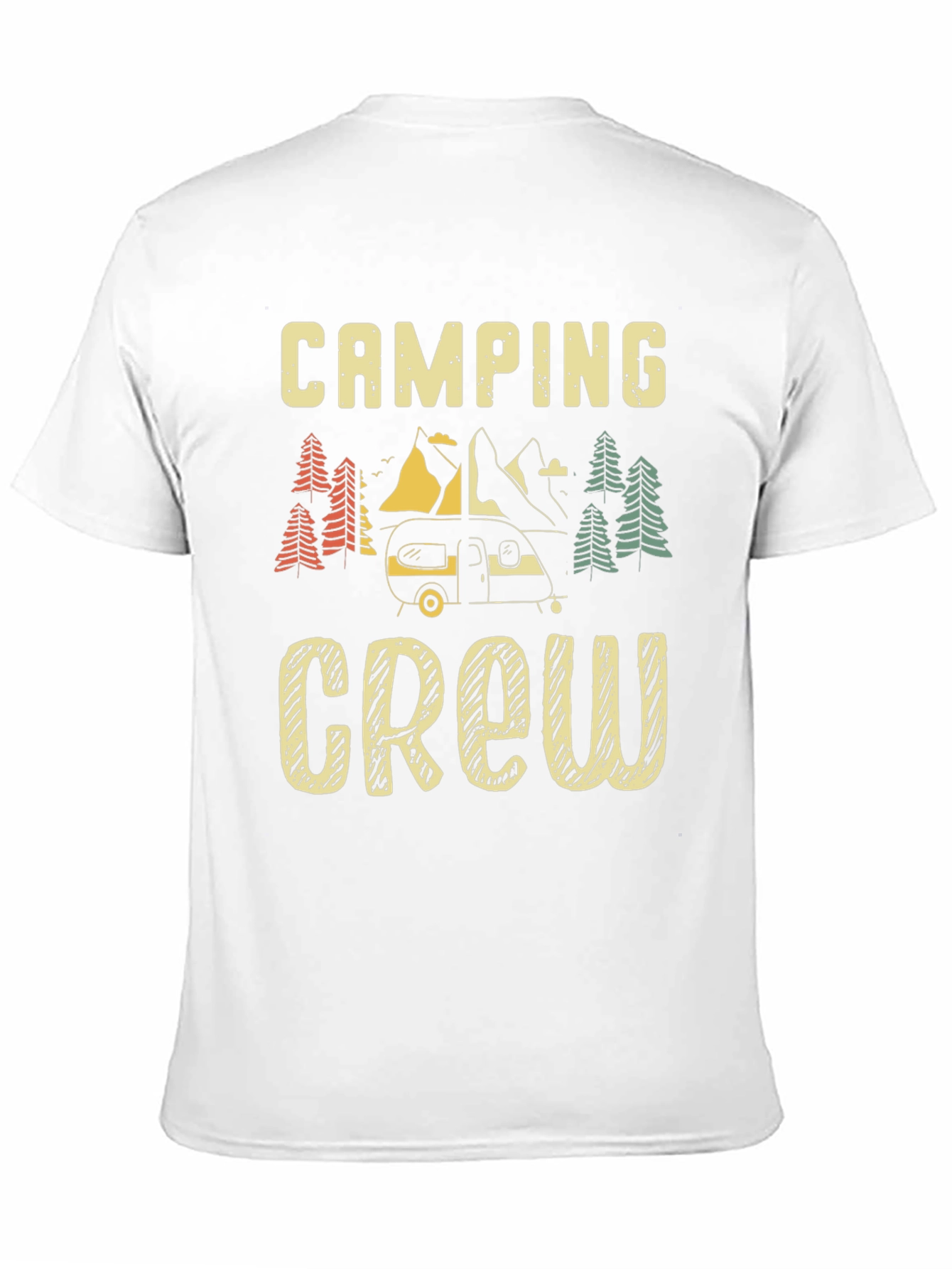 Camping Crew Graphic Tee - Black